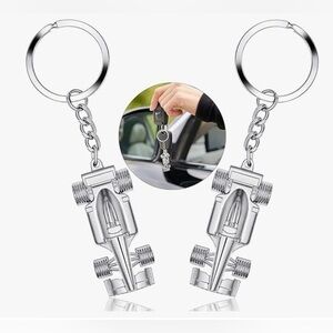 🆓 FREE w/ purchase 🆓 Metal Racing Car Keychain (NWOT)